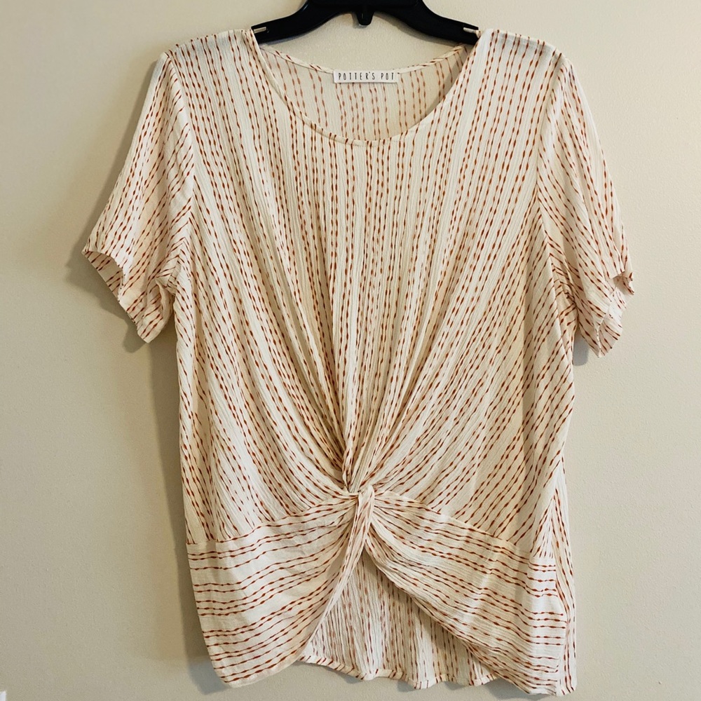 Twist tie tshirt size M